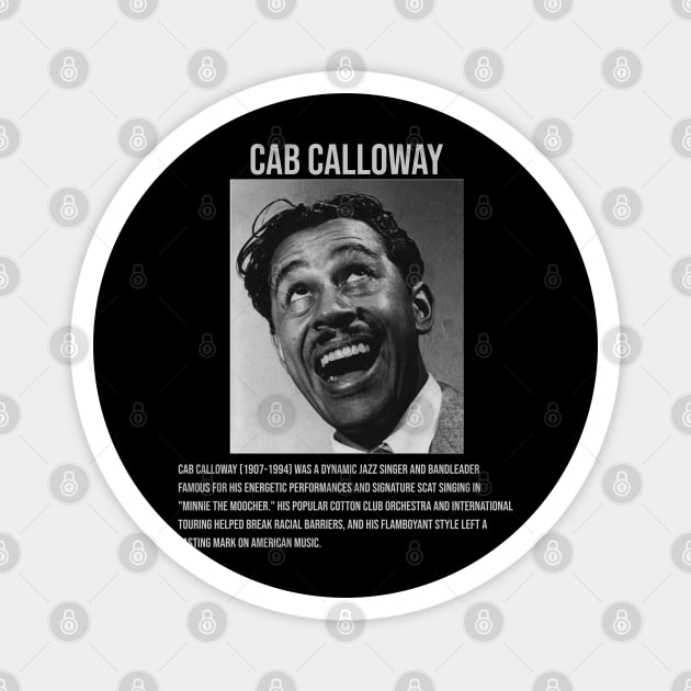 Cab Calloway Magnet by UrbanLifeApparel